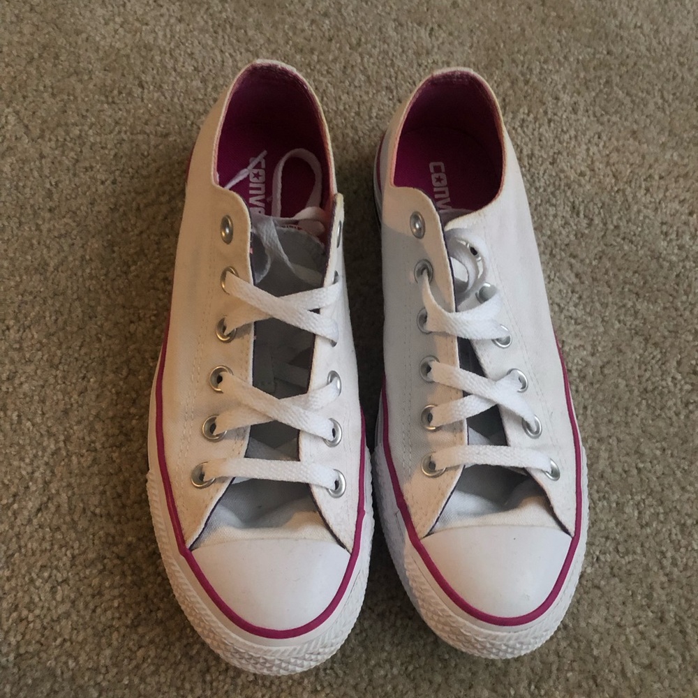 Converse with Pink Trim